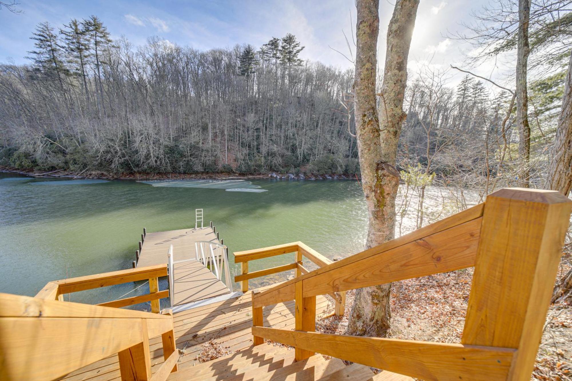 Lakeside Cashiers Cabin With Private Boat Dock! Cullowhee Exterior foto